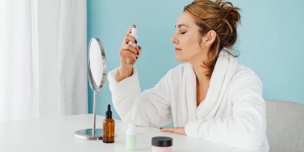 Minimalist skincare routine for busy moms