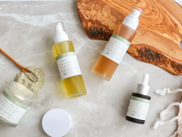 Natural skincare routine for acne-prone skin