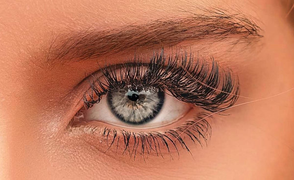 how to apply false eyelashes step by step