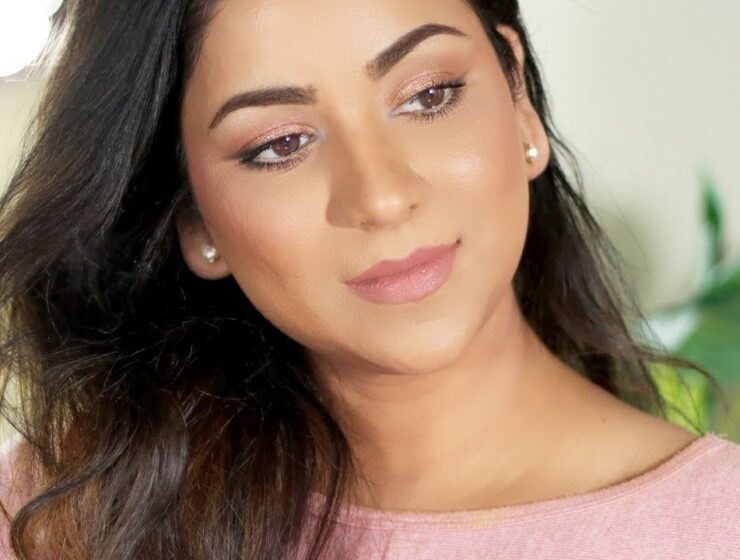 lightweight everyday makeup look for office