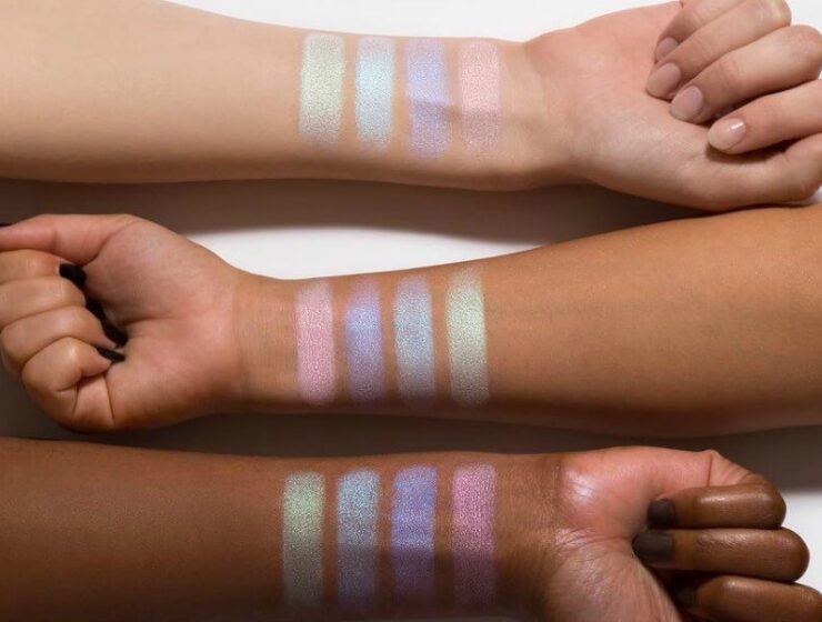 Vegan cruelty-free highlighter for fair skin