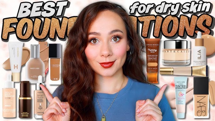 best foundation for dry skin with full coverage and hydration