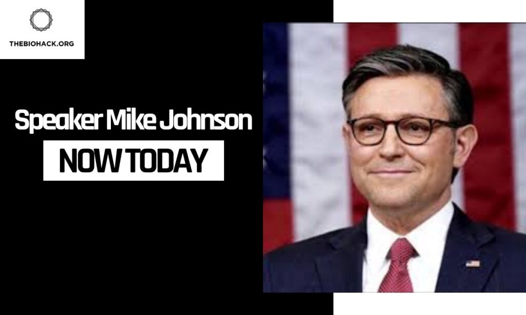 Speaker Mike Johnson Now Today